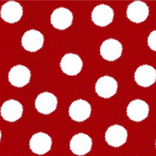 Welcome Winter Red Knit Dots