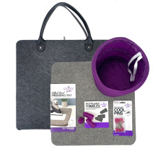 Wool Mat with carrying case, 13.5" x 13.5"