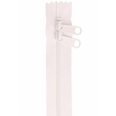 Handbag Zipper, 30in White