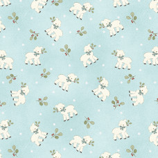 ABC's Baby Lamb Toss Med. Turquoise