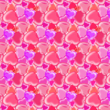 Love Bugs Packed Hearts Pink