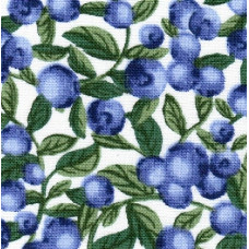 Blueberries/White