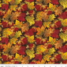 Fall Barn Quilts Foliage Brown