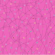 Bold Blooms Dots/Webbing Pink