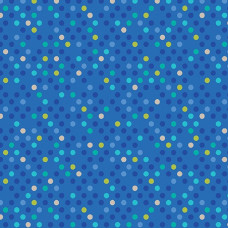Confetti Drop Blue/Multi