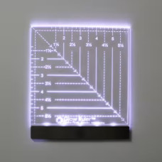 Glow Ruler 6" Left Hand Version