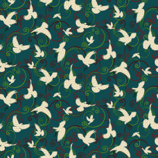 Peace on Earth Doves and Scrolls