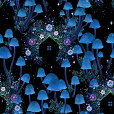 Jardin De Lune Glow  Mushrooms w/Houses