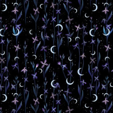 Jardin De Lune Glow  Crescent Moon w/ Flowers