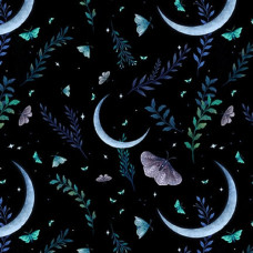 Jardin De Lune Glow  Crescent Moon w/ Butterflies