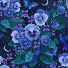 Jardin De Lune Glow Pansy / Hummingbirds