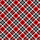 Snow Crew Small Red/Black Plaid