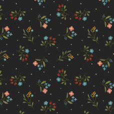 Woolly Whims  Black Floral