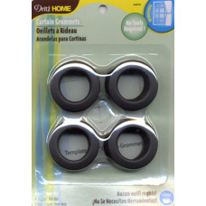 Grommets Black Matte 1" Grommets Black Matte 1"