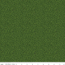 Plum Petals Swirling Green