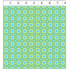 Dragon Friends Geometric Green Blue