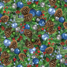 Season of Giving Pinecones and Ornaments