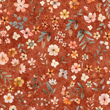 Hedgehugs Floral Toss Paprika
