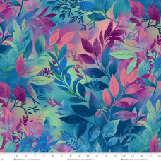 Blissful Blooms Multi color Leaves