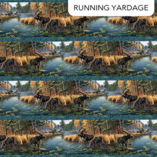 Autumn Woodland Stripe