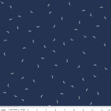 Between the Pages Open Book Navy