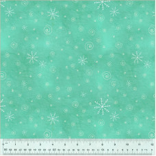 A Very Terri Christmas Snow Flurries, Turquoise