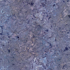 Plumberry Textured Hearts Thistle Batik