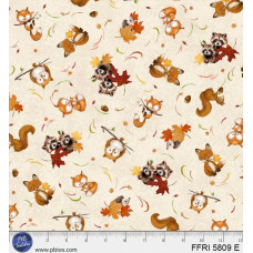 Fall Friends Animals on Ecru