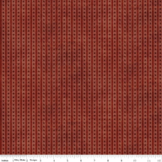 Northern Christmas Star Stripes Red