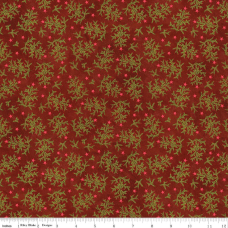 Northern Christmas Whimsical Trees Red