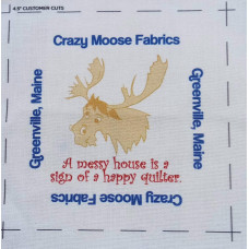 Crazy Moose Fabrics 2024 All New England Shop Hop Block