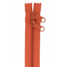 Handbag Zipper, 30in Redwood