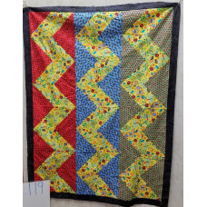 Yellow Chevron Quilt Top