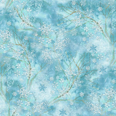 Winterwoods Snowflakes on Blue